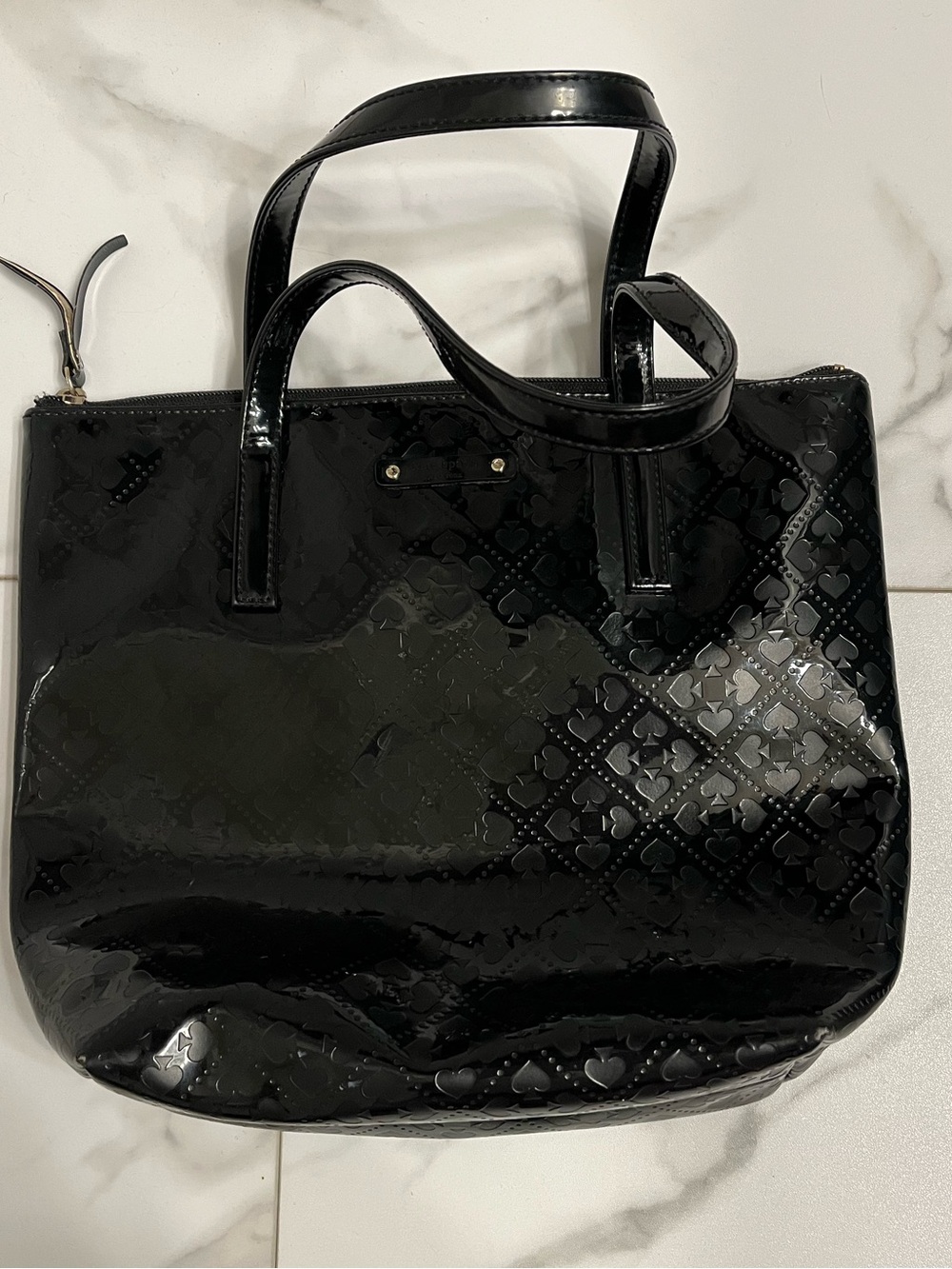 kate spade Black Patent Tote